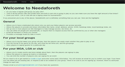 Desktop Screenshot of needaforeth.com